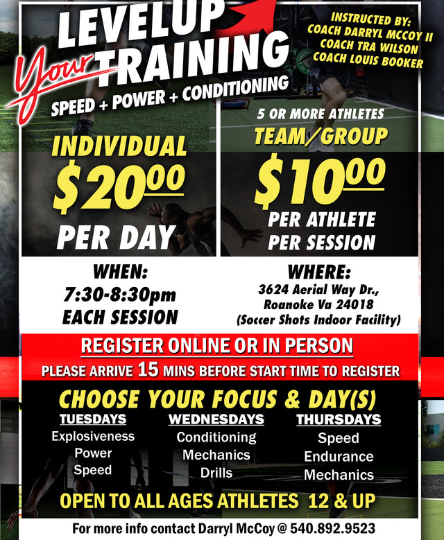 Speed, Power & Agility Training - Beginning 11/9/22