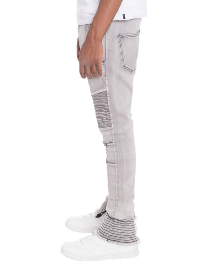 STRETCH DENIM- GREY